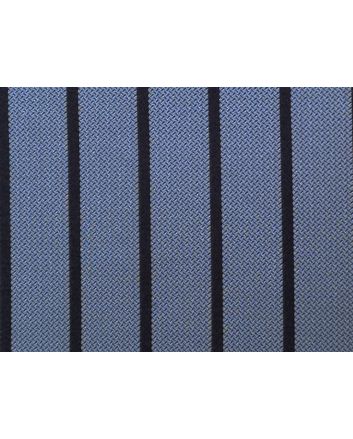 Woven Narrow Width Silk, Luxe Stripe, Blue