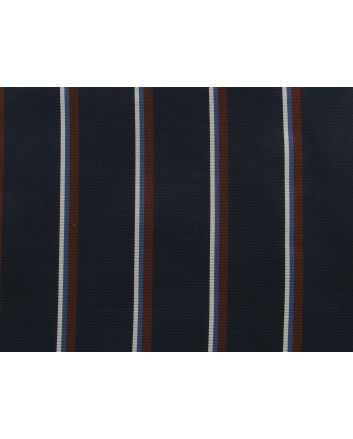Woven Narrow Width Silk, Team Stripe