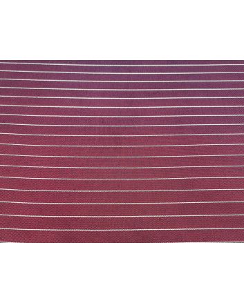 Woven Narrow Width Silk, Two Tone Pin Stripe, Navy and Red