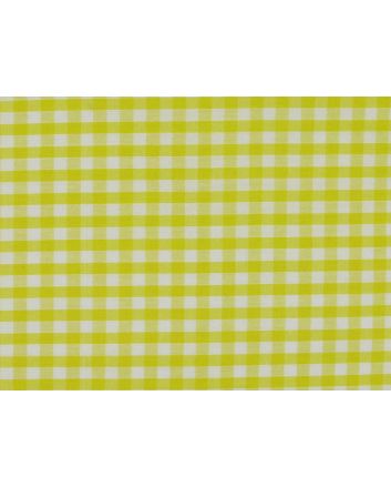 Woven Polycotton Gingham, 1/4 inch, Yellow