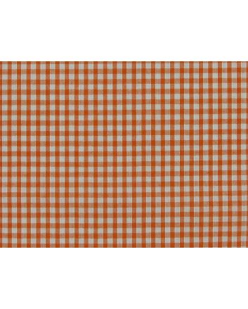 Woven Polycotton Gingham, 1/8 inch, Orange