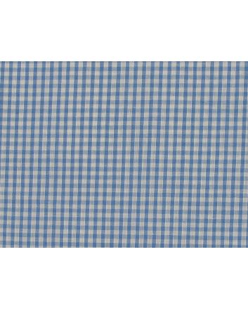 Woven Polycotton Gingham, 1/8 inch - Light Blue