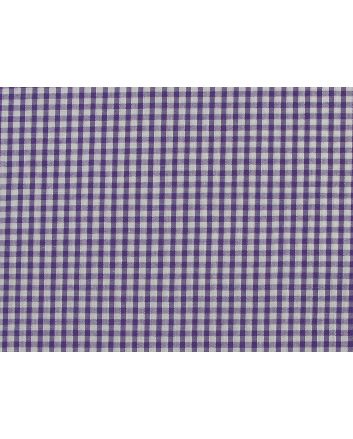 Woven Polycotton Gingham, 1/8 inch - Purple