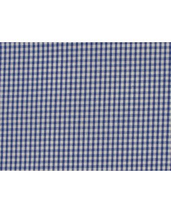 Woven Polycotton Gingham, 1/8 inch - Royal Blue