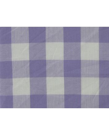Woven Polycotton Gingham, 1 inch, Lilac