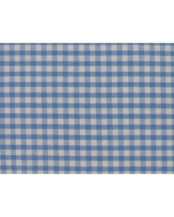 Woven Polycotton Gingham 1/4 Inch, Sky