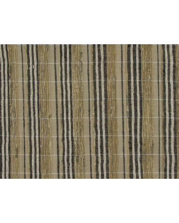 Woven Raw Silk Noile, Stripes