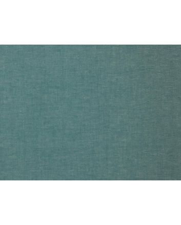 Yarn Dyed Cotton Chambray, Petrol