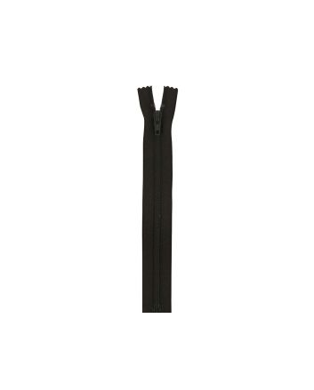 YKK Close End Dress Zip, 7 Inch, Brown