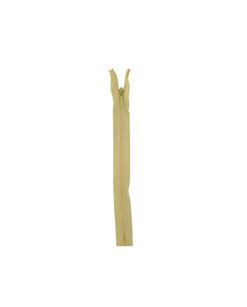YKK Concealed Invisible Close End Dress Zip, 8 Inch, Buttercream