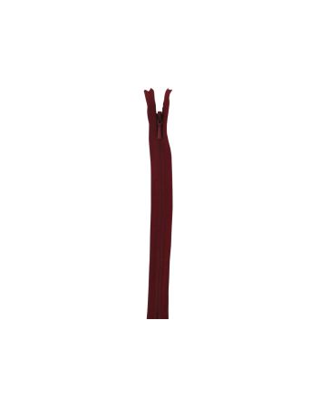 YKK Concealed Invisible Close End Dress Zip, 8 Inch, Wine