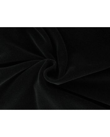 Zante Plush Cotton Pile Velvet, 530 gsm, Anthracite