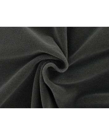 Zante Plush Cotton Pile Velvet, 530 gsm, Silver