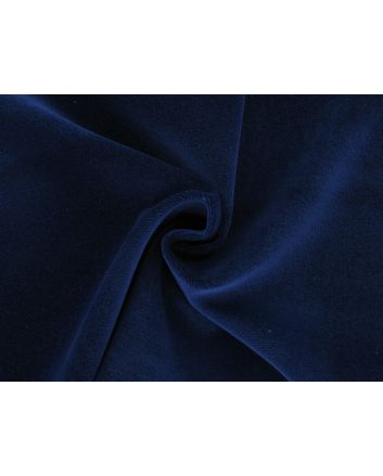 Zante Plush Cotton Pile Velvet, 530gsm, Sapphire