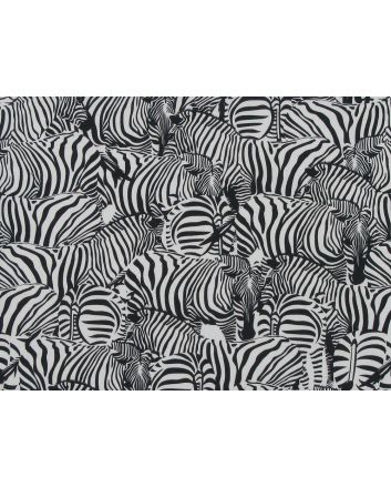 Zebra Dazzle Digital Cotton Print