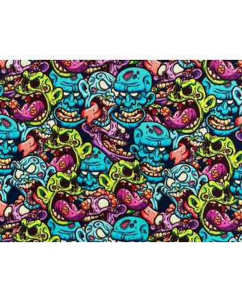 Zombieland Growl Cotton Print