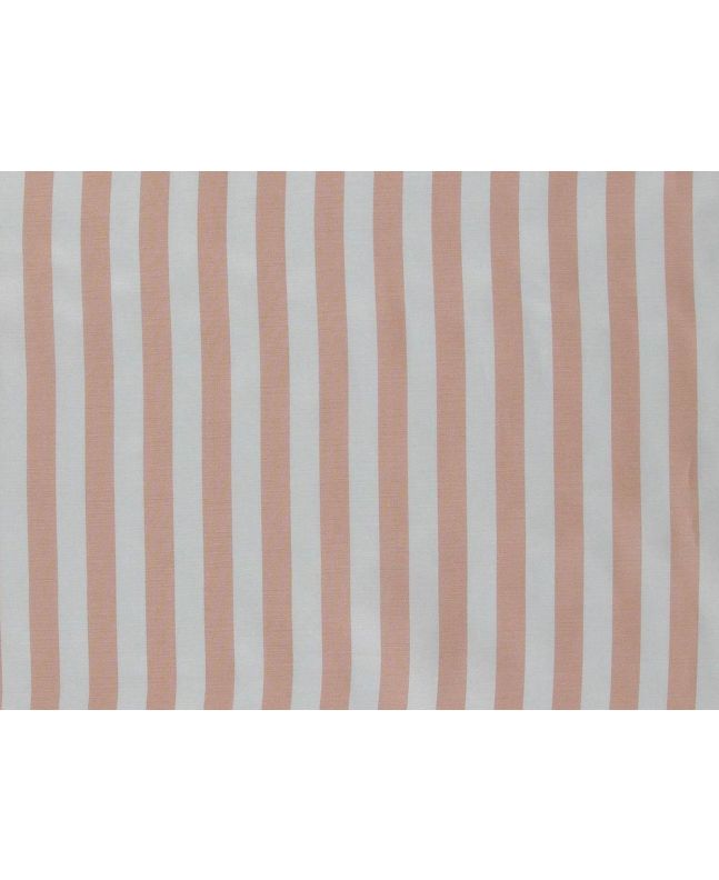 8mm Stripe Habutai, Peach and White