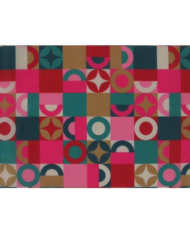 Abstract Christmas Polyester Lining