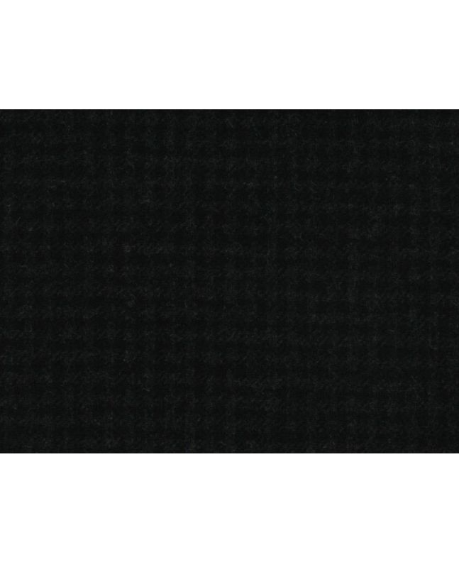 Alfred Brown Check Suiting Wool, Black