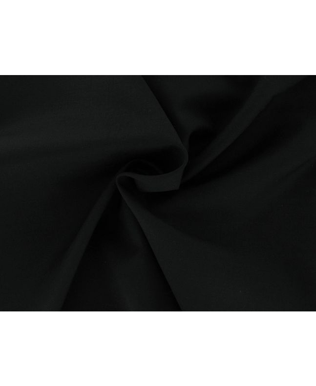 Alfred Brown Wool and Mohair Blend Suiting, Black