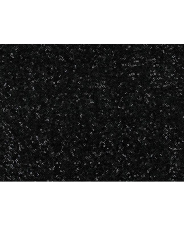 All Over Sequin Tulle, Shiny Black