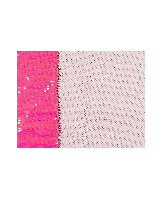 Allover Reversible Sequin, Pink and Ivory