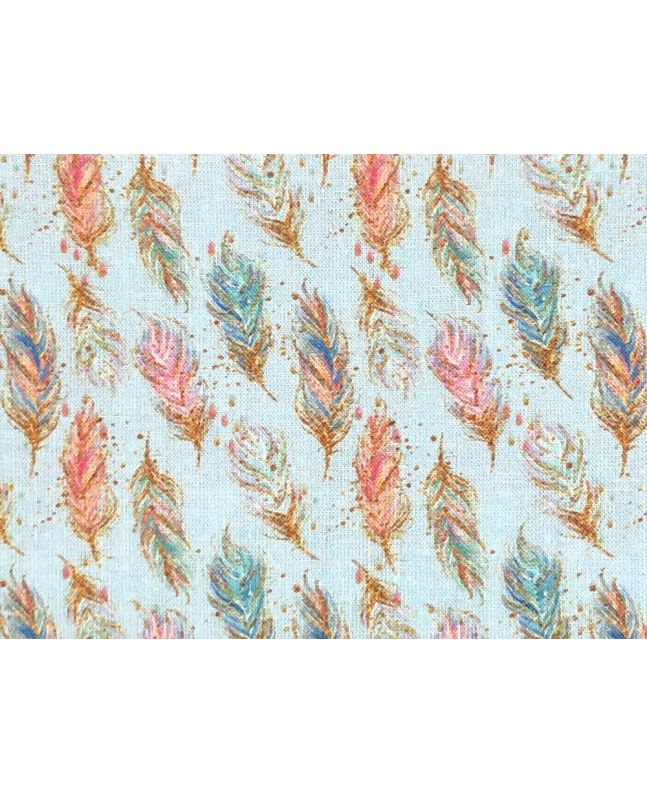 Animal Chic Cotton Print, Feathers