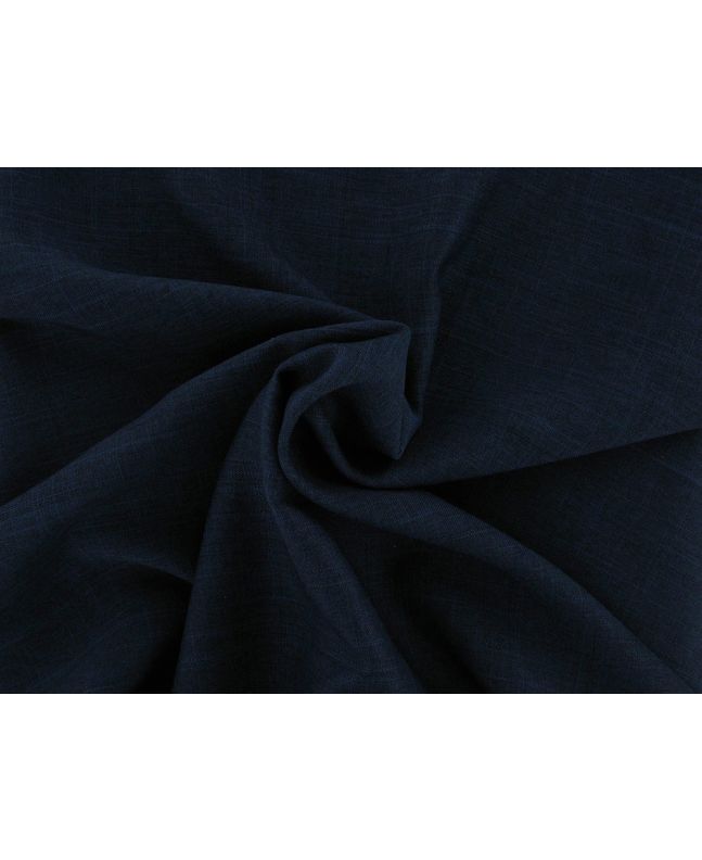 Anvi Viscose Linen Melange Blend, Navy