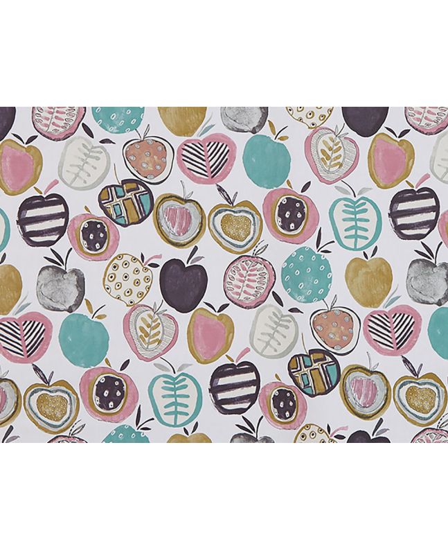 Apples Patch Cotton Curtain Fabric