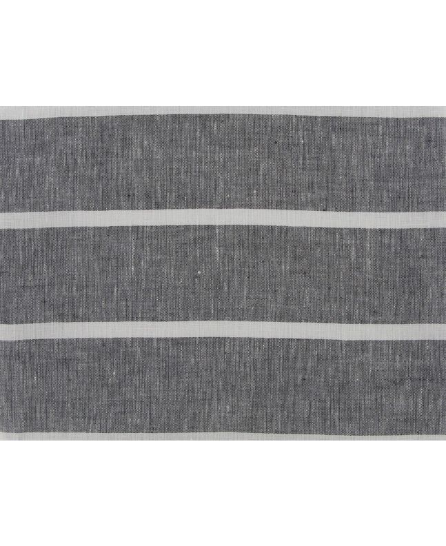 Aran 7cm Stripe Irish Linen, Navy