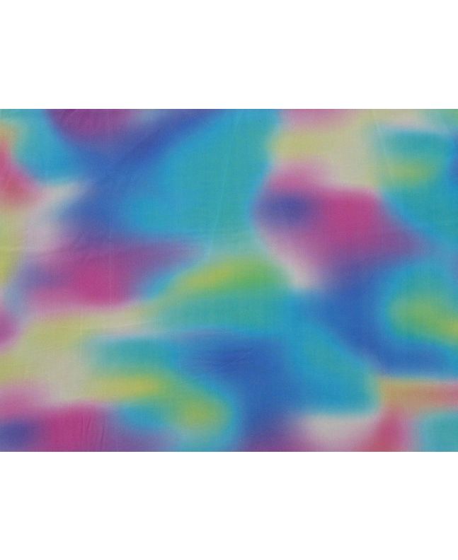 Aurora Borealis Digital Print Viscose, Blue