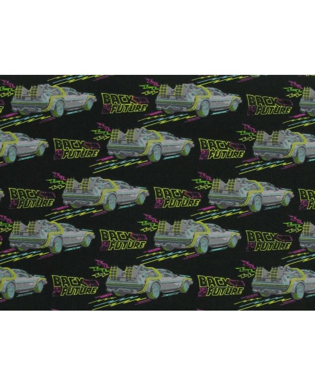 Back To The Future Cotton Print