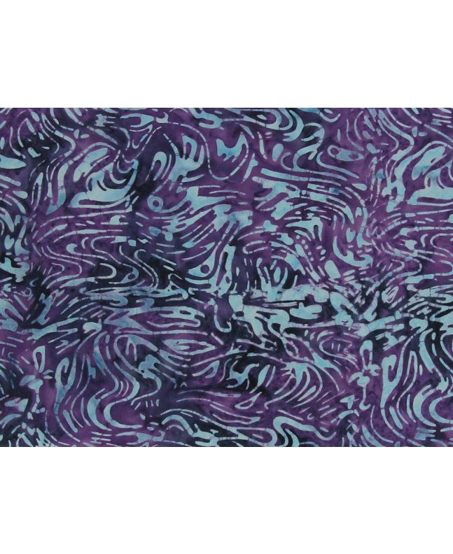Bali Batik Cotton, Marble, Purple