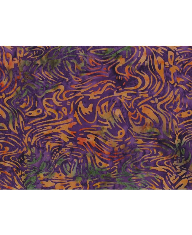 Bali Batik Cotton, Marble, Sangria