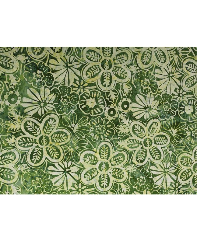 Bali Batik Cotton, Meadow Flower, Grass