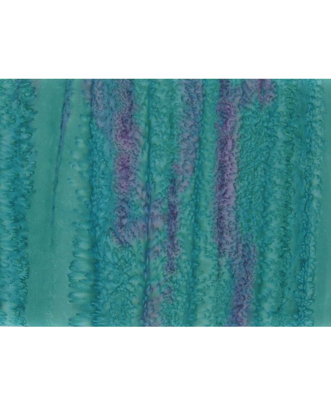 Bali Batik Cotton, Waterfall, Teal