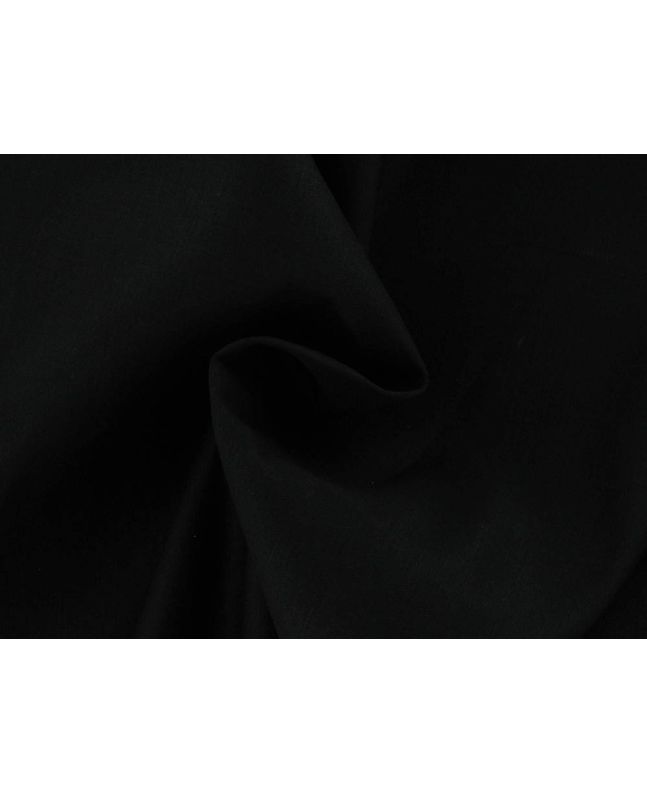 Ballycastle Irish Linen And Cotton Blend, Black