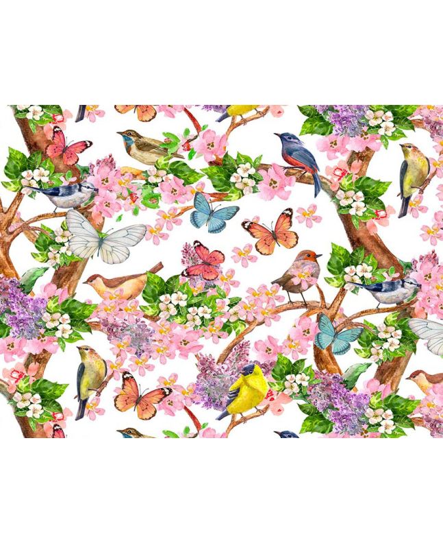 Bird Song Cotton Print