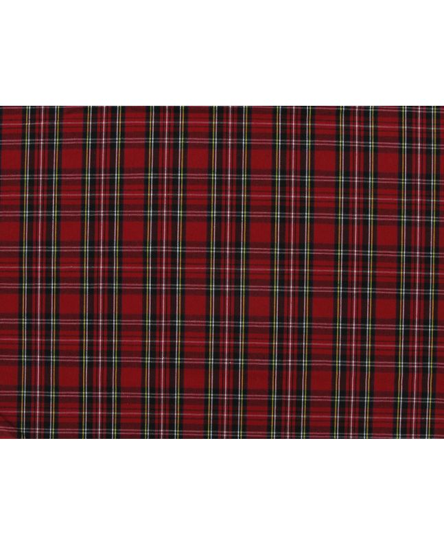 Bonnie Polycotton Woven Tartan, Small Royal Stewart