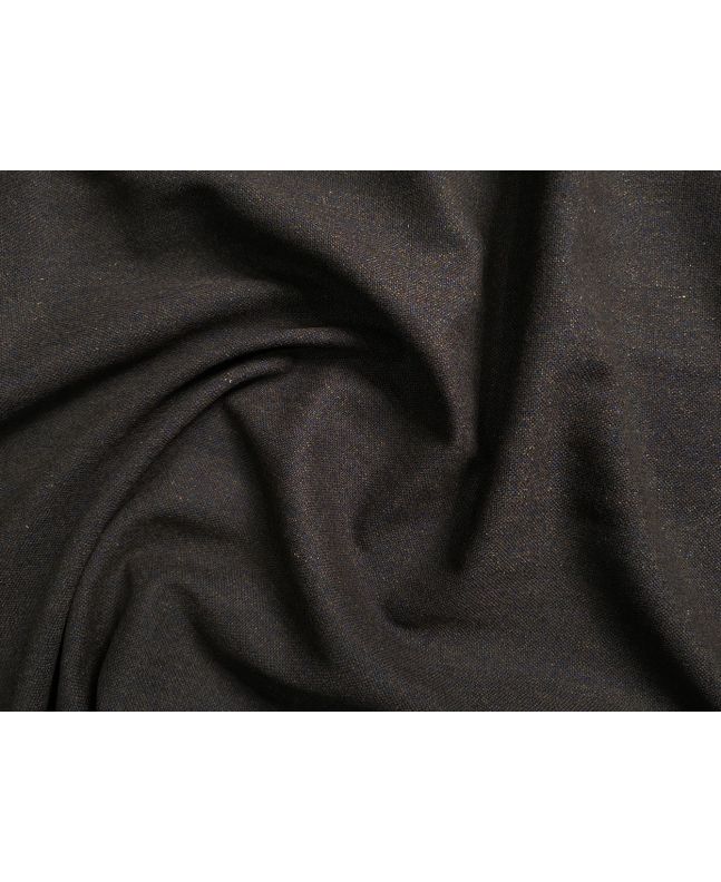 Brown Suiting Wool Melange, Blue Fleck