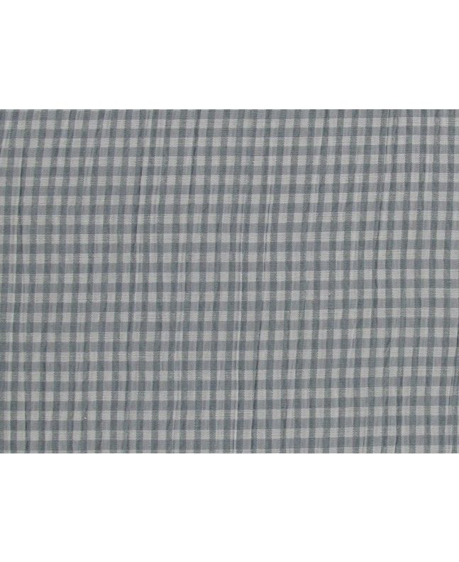 Bubble Gingham Seersucker, Light Grey