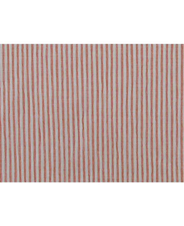 Bubble Stripe Seersucker, Orange