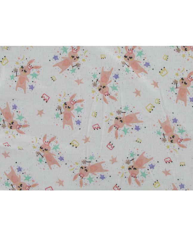 Bunny Fairy Polyester Jersey, Ivory
