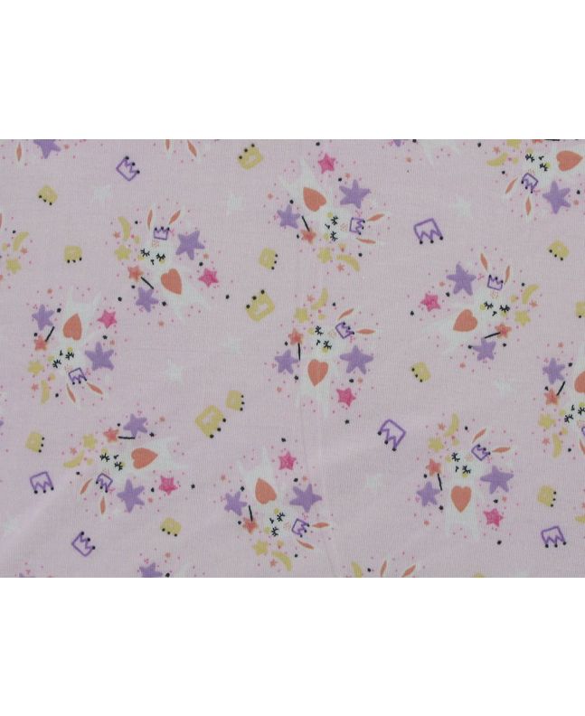 Bunny Fairy Polyester Jersey, Pink