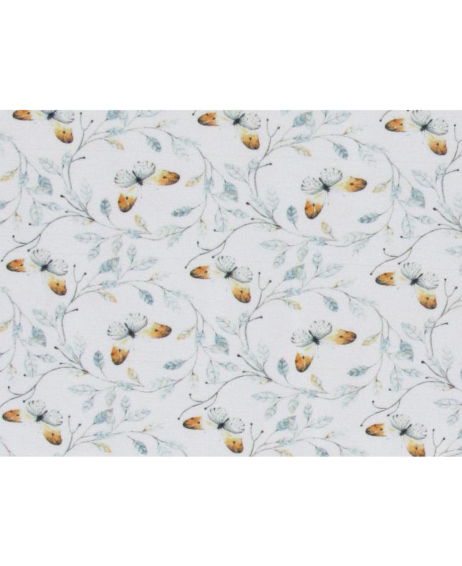 Butterfly Leaves Cotton Jersey
