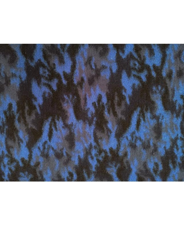 Camoflauge Wool, Blue