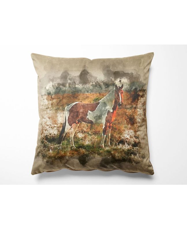 Canvas Art Linen Look Panel, Wild Horse