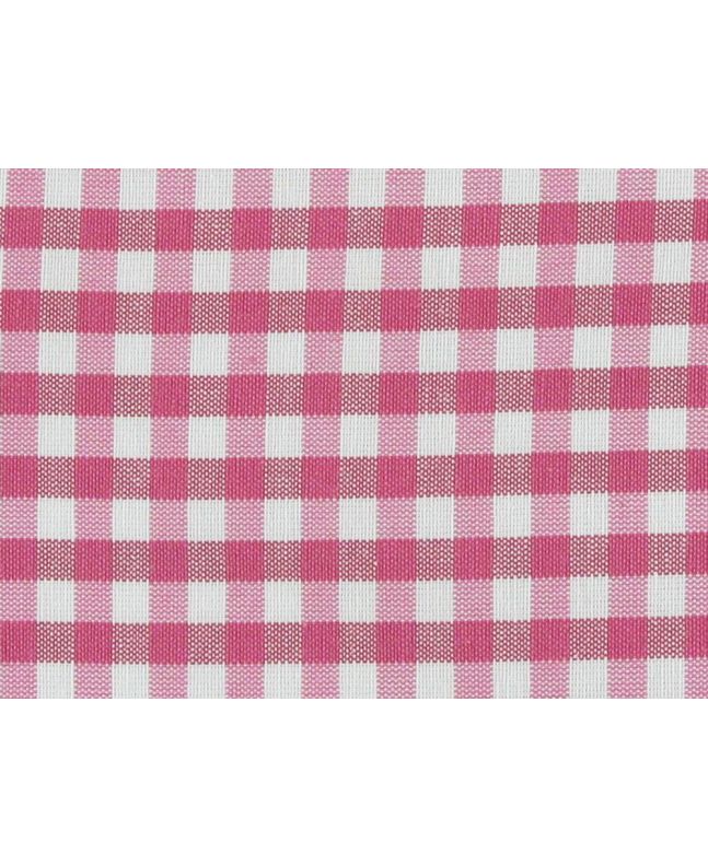 Canvas Weight Cotton Blend, 0.5cm Gingham, Hot Pink
