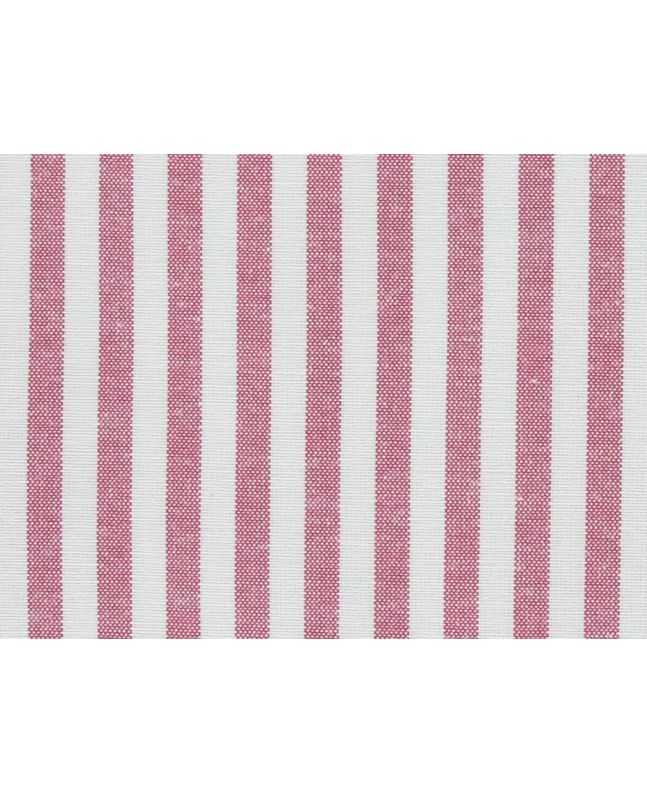 Canvas Weight Cotton Blend, 0.5cm Stripe, Hot Pink