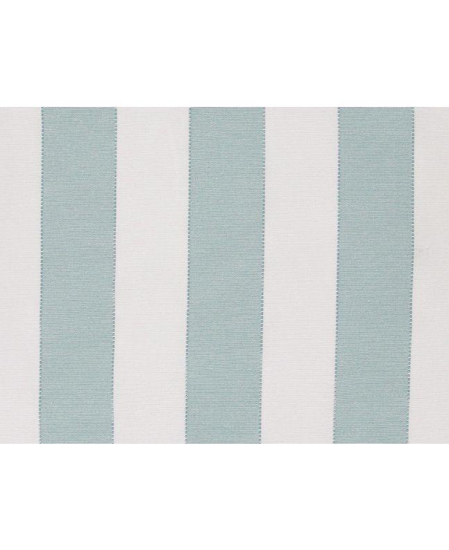 Canvas Weight Cotton Blend, 4.5cm Stripe, Aqua